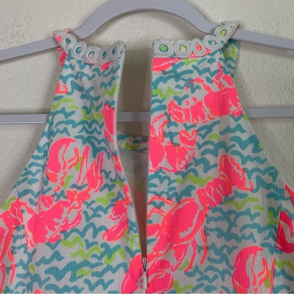 Lilly Pulitzer Pearl Shift resort white pop up lobstah roll dress 0 - Picture 7 of 7